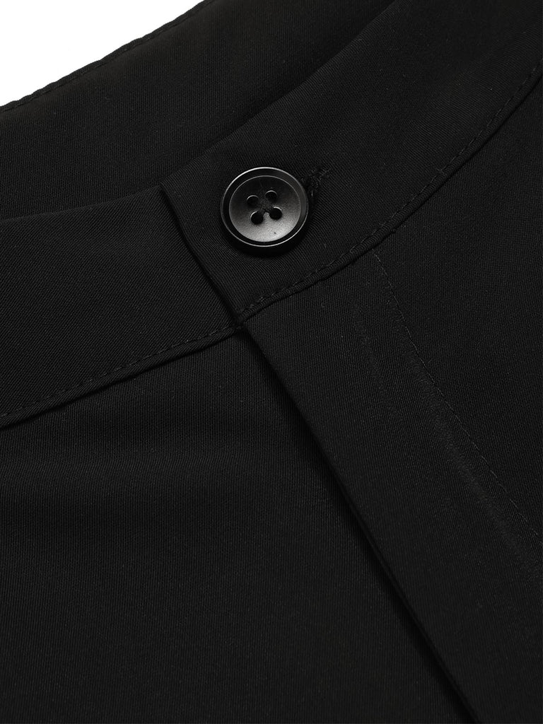 2PCS Top a pois e pantaloni a gamba dritta anni '50