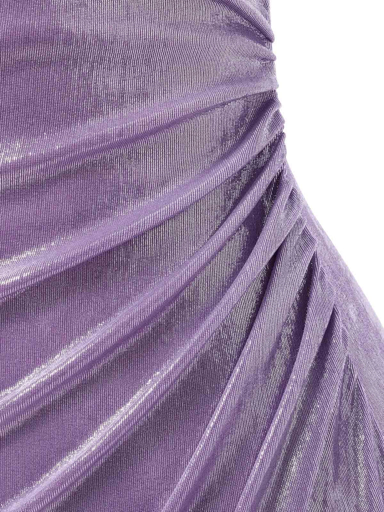 [Prevendita] Abito perlato con spacco alto lavanda anni '60