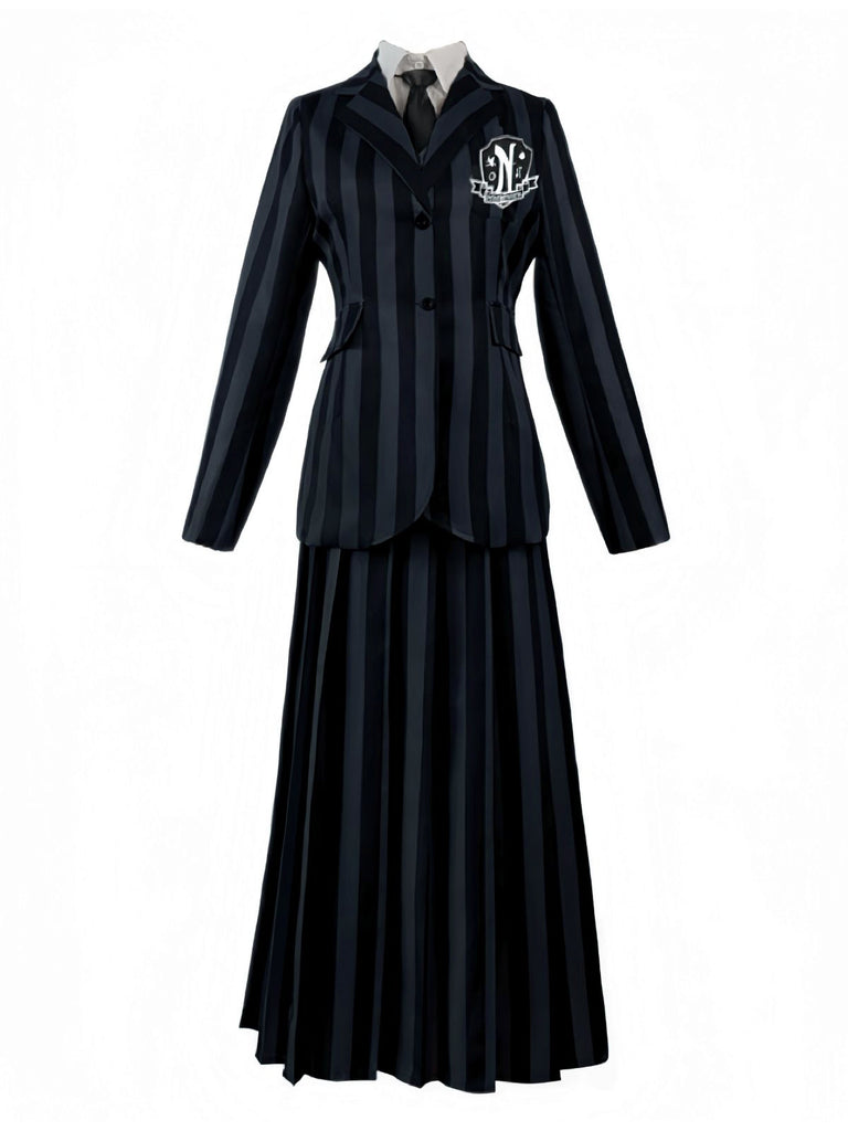 Set costumi a righe dell'Accademia del mercoledì anni '40