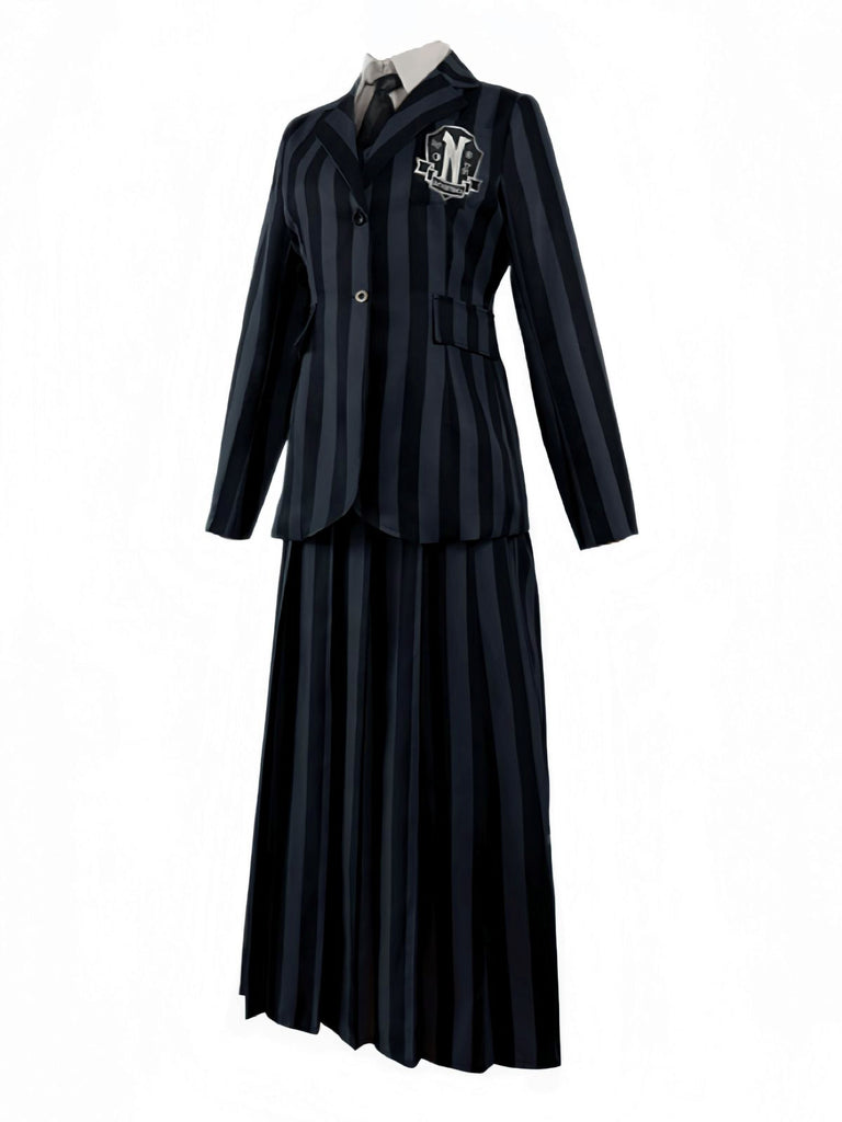 Set costumi a righe dell'Accademia del mercoledì anni '40