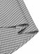 Gonna plaid con tasche e bottoni grigio anni '50