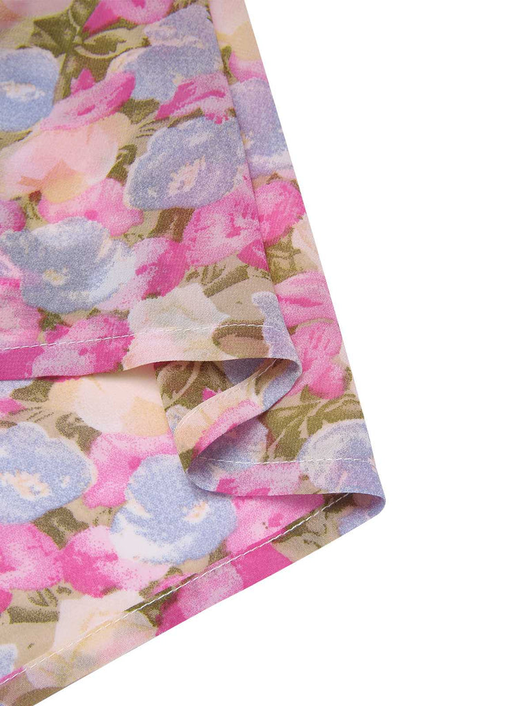 [Prevendita] Abito aderente floreale rosa anni '60
