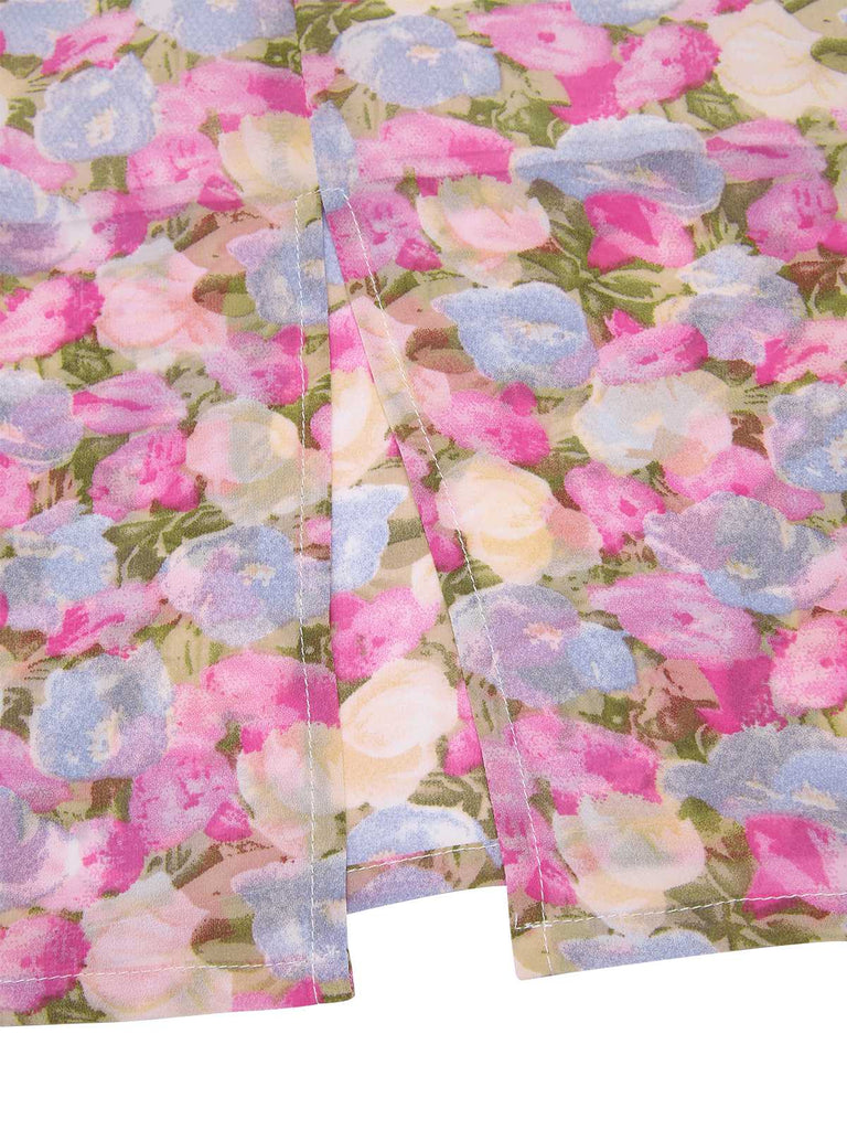 [Prevendita] Abito aderente floreale rosa anni '60