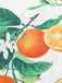 Abito con fiocco in vita arancione anni '50