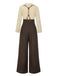 [Prevendita] 2PCS Camicetta in cotone e pantaloni con bretelle anni '30