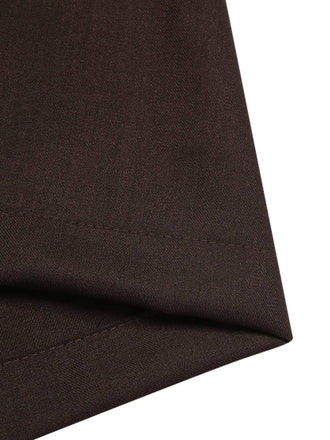 Pantaloni con bretelle e bottoni blu scuro anni '50