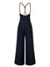 [Prevendita] Pantaloni con bretelle e bottoni blu scuro anni '50