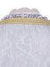 3PCS Top in pizzo floreale etnico e abito lacci grigio anni '50