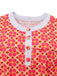 [Prevendita] Abito con stampa floreale hippie arancione anni '60