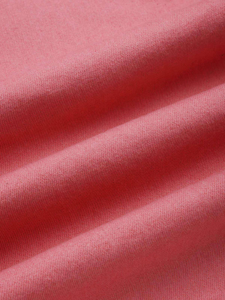 [Prevendita] Pantaloni rosa in cotone con bottoni a rose anni '50