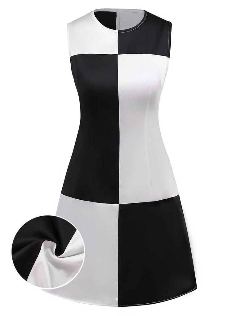 [Prevendita] Abito color block bianco e nero anni '60