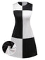 [Prevendita] Abito color block bianco e nero anni '60