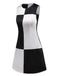 [Prevendita] Abito color block bianco e nero anni '60