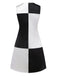 [Prevendita] Abito color block bianco e nero anni '60