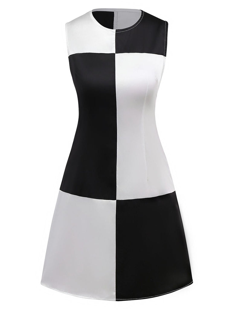 [Prevendita] Abito color block bianco e nero anni '60