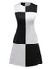 [Prevendita] Abito color block bianco e nero anni '60