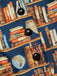 [Prevendita] Abito stampa gufo libreria con colletto alto anni '50