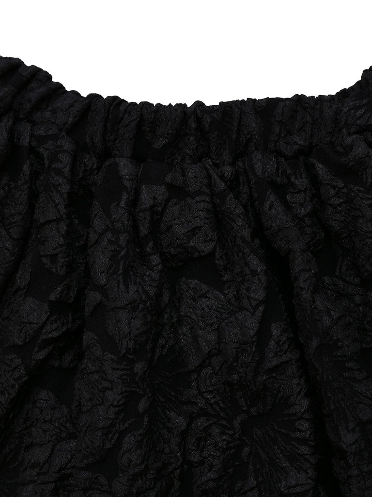 2PCS Top e gonna viola con croce gotica anni '80