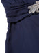 [Prevendita] Abito in pizzo e strass con patchwork blu anni '20
