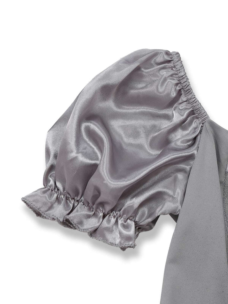Abito tutù zombie stile sposa fantasma grigio anni '50