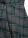 [Prevendita] 2PCS Abito grigio a quadri e camicetta cotone anni '50
