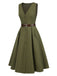 [Prevendita] 2PCS Abito con camicetta con maniche a lanterna anni '50