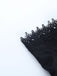 Gonna corsetto con lacci in pizzo e patchwork nero anni '70