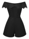 [Prevendita] 2PCS Tuta corta pipistrello gotica e copricostume nero anni '50