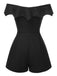[Prevendita] 2PCS Tuta corta pipistrello gotica e copricostume nero anni '50