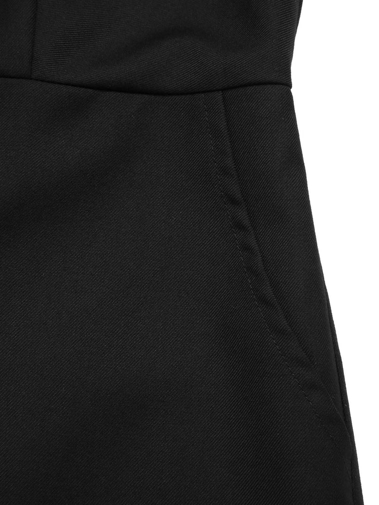 [Prevendita] 2PCS Tuta corta pipistrello gotica e copricostume nero anni '50