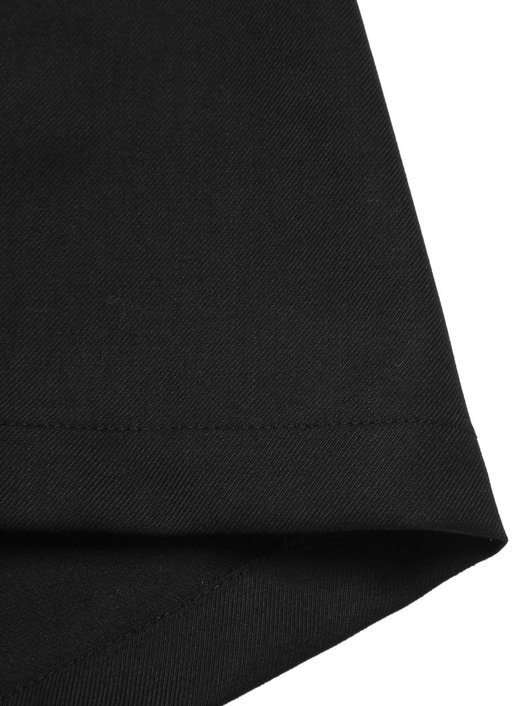 [Prevendita] 2PCS Tuta corta pipistrello gotica e copricostume nero anni '50