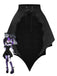 [Prevendita] Copricostume in jacquard gotico a pipistrello nero anni '50