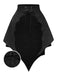 [Prevendita] Copricostume in jacquard gotico a pipistrello nero anni '50