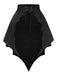 [Prevendita] 2PCS Tuta corta pipistrello gotica e copricostume nero anni '50