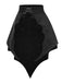 [Prevendita] 2PCS Tuta corta pipistrello gotica e copricostume nero anni '50