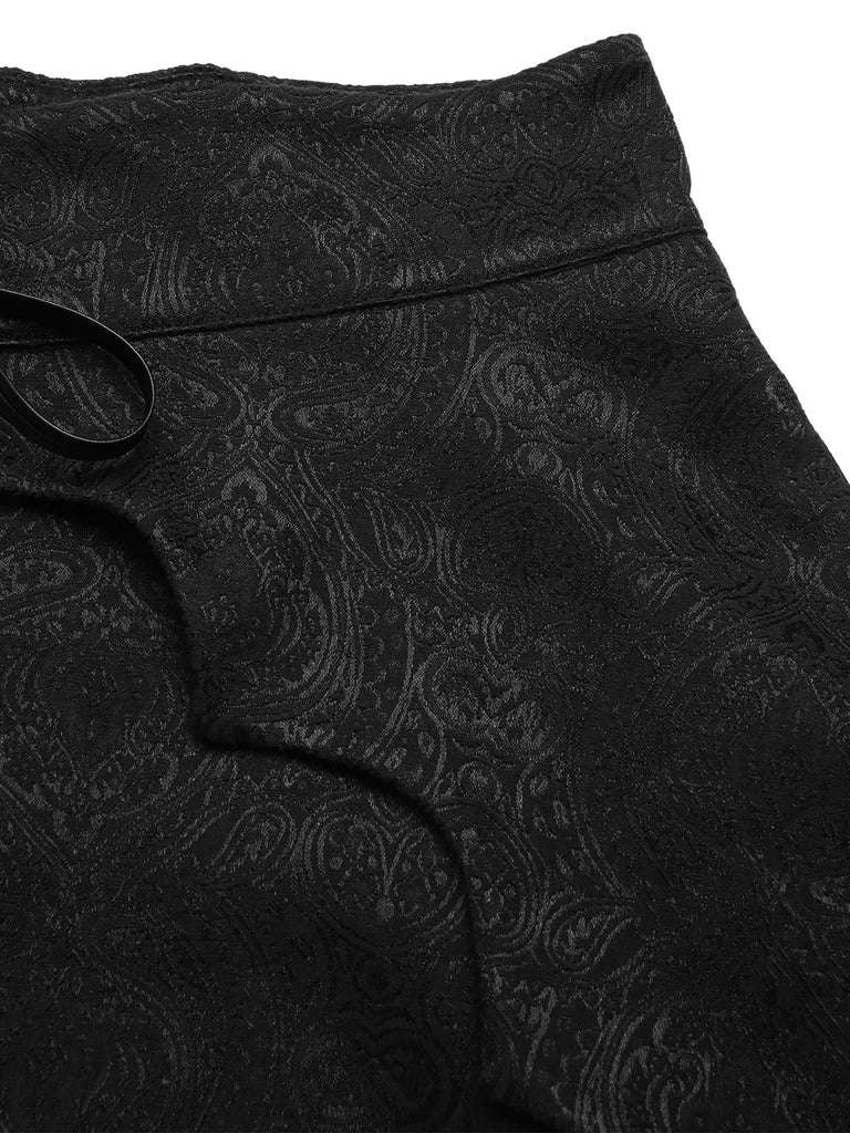 [Prevendita] 2PCS Tuta corta pipistrello gotica e copricostume nero anni '50