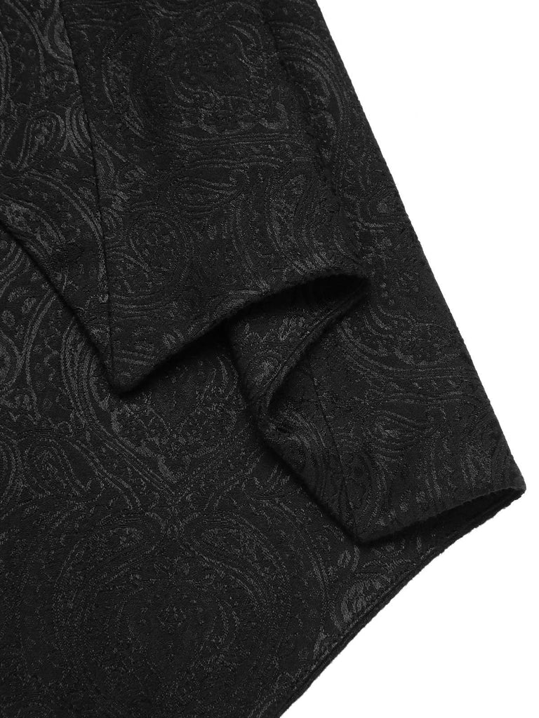 [Prevendita] 2PCS Tuta corta pipistrello gotica e copricostume nero anni '50