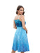 Abito Elsa con fiocco di neve con paillettes Halloween anni '50