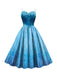 Abito Elsa con fiocco di neve con paillettes Halloween anni '50