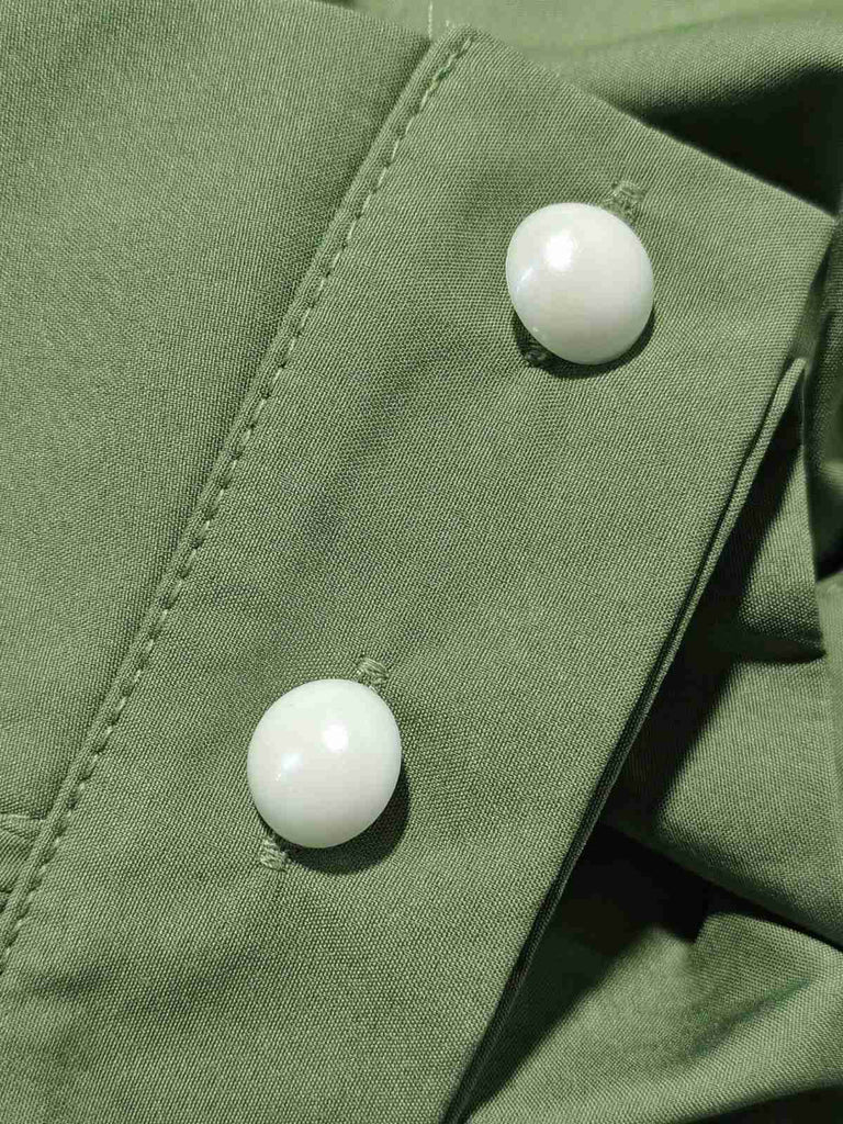 2PCS Camicetta con maniche a dolman e pantaloni floreale anni '30
