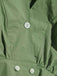 2PCS Camicetta con maniche a dolman e pantaloni floreale anni '30