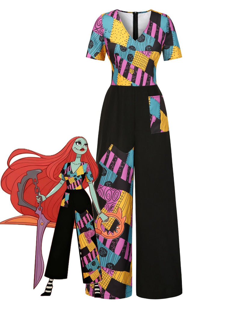 [Prevendita] Tuta lunga multicolore Sally Nightmare Before Christmas anni '40