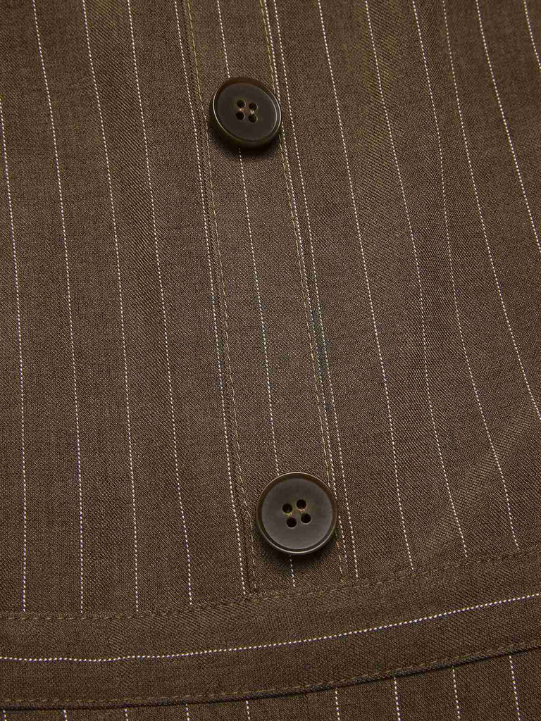 [Prevendita] Tuta lunga a righe verticali in rete rosso anni '30