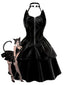 [Prevendita] Abito in pelle da Catwoman Halloween nero anni '50