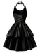 [Prevendita] Abito in pelle da Catwoman Halloween nero anni '50