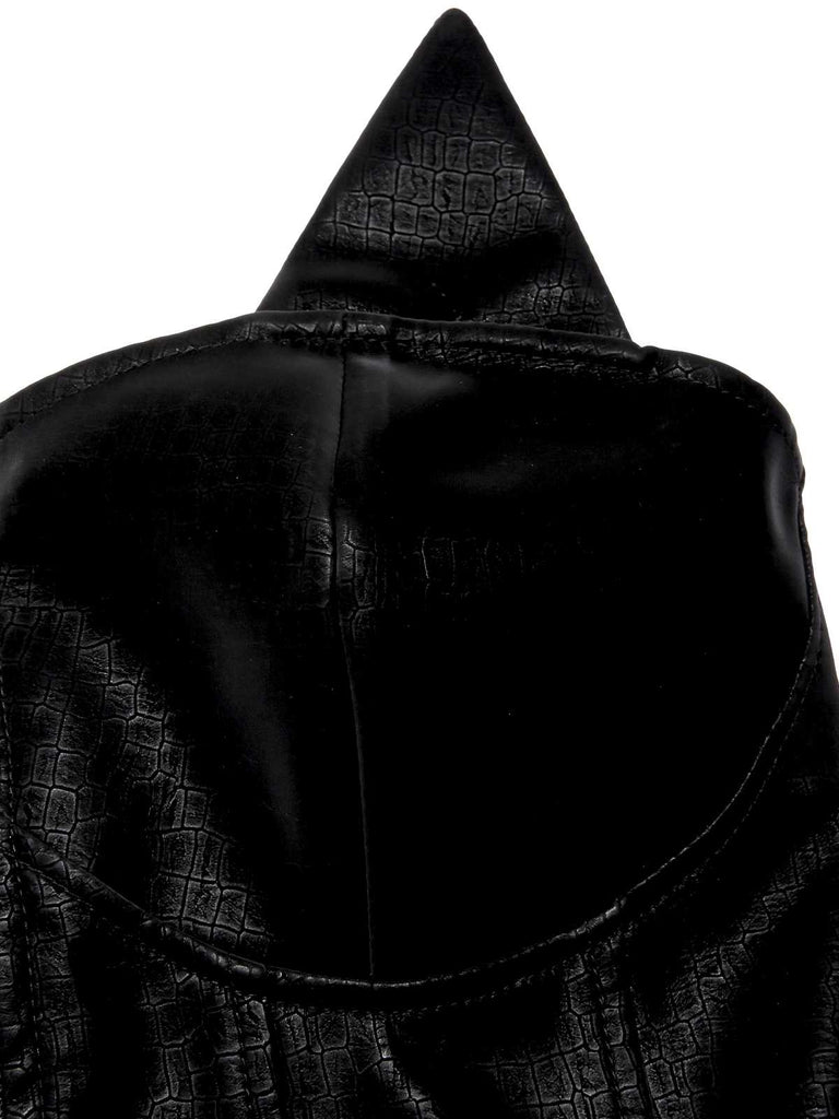 [Prevendita] Abito in pelle da Catwoman Halloween nero anni '50