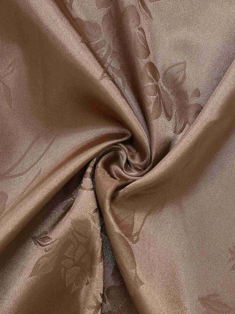 Abito a sirena in raso jacquard floreale anni '30