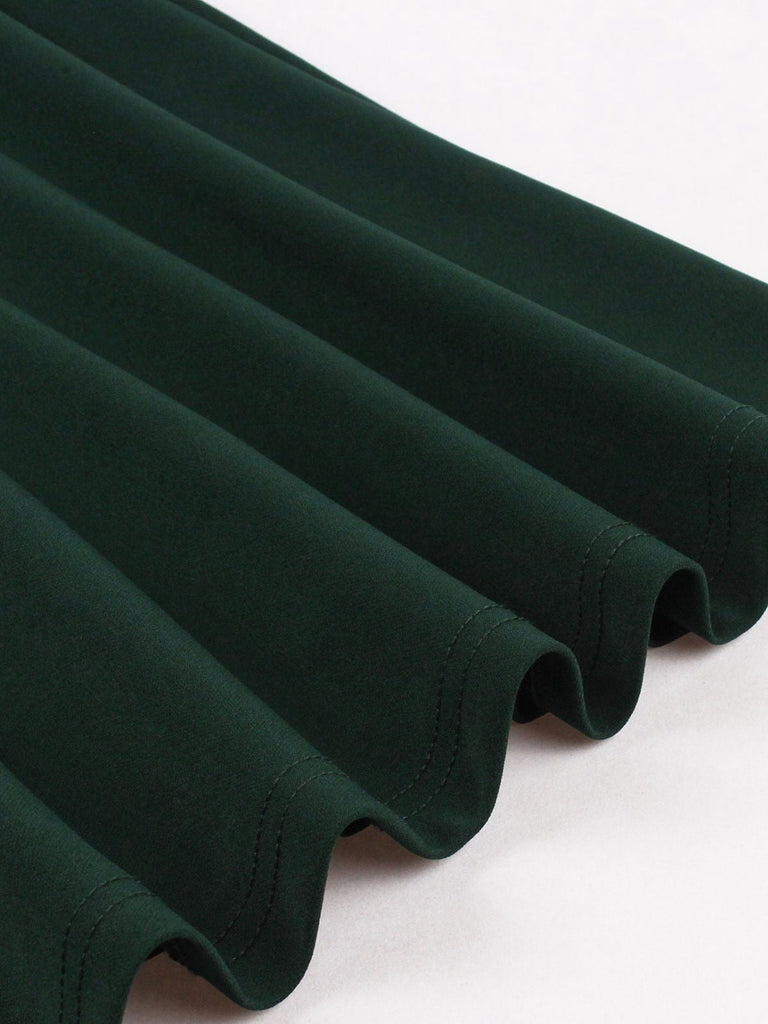 Gonna con tasche laterali e bottoni anni '50