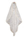 Completo abito da sposa vampiro in pizzo beige anni '30