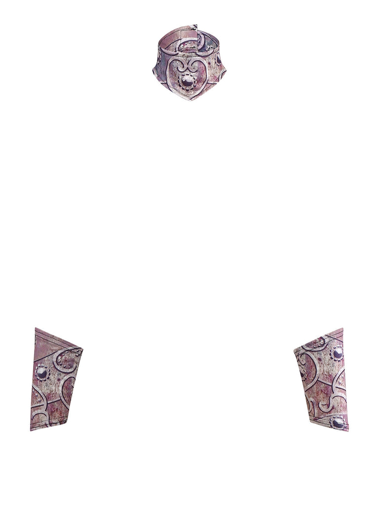 Completo abito da sposa vampiro in pizzo beige anni '30
